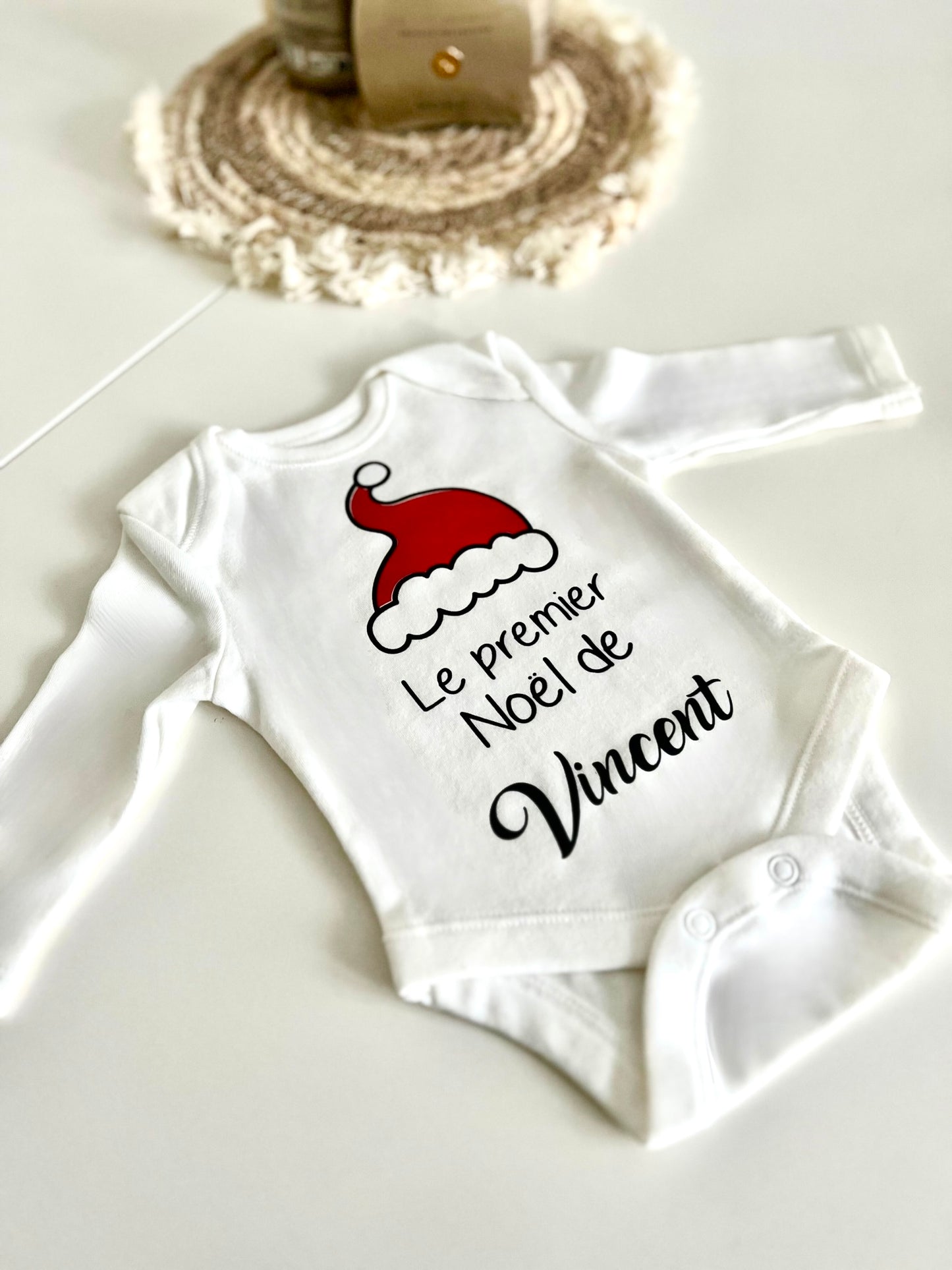 Personalisierter Baby-Body 0-6 Monate