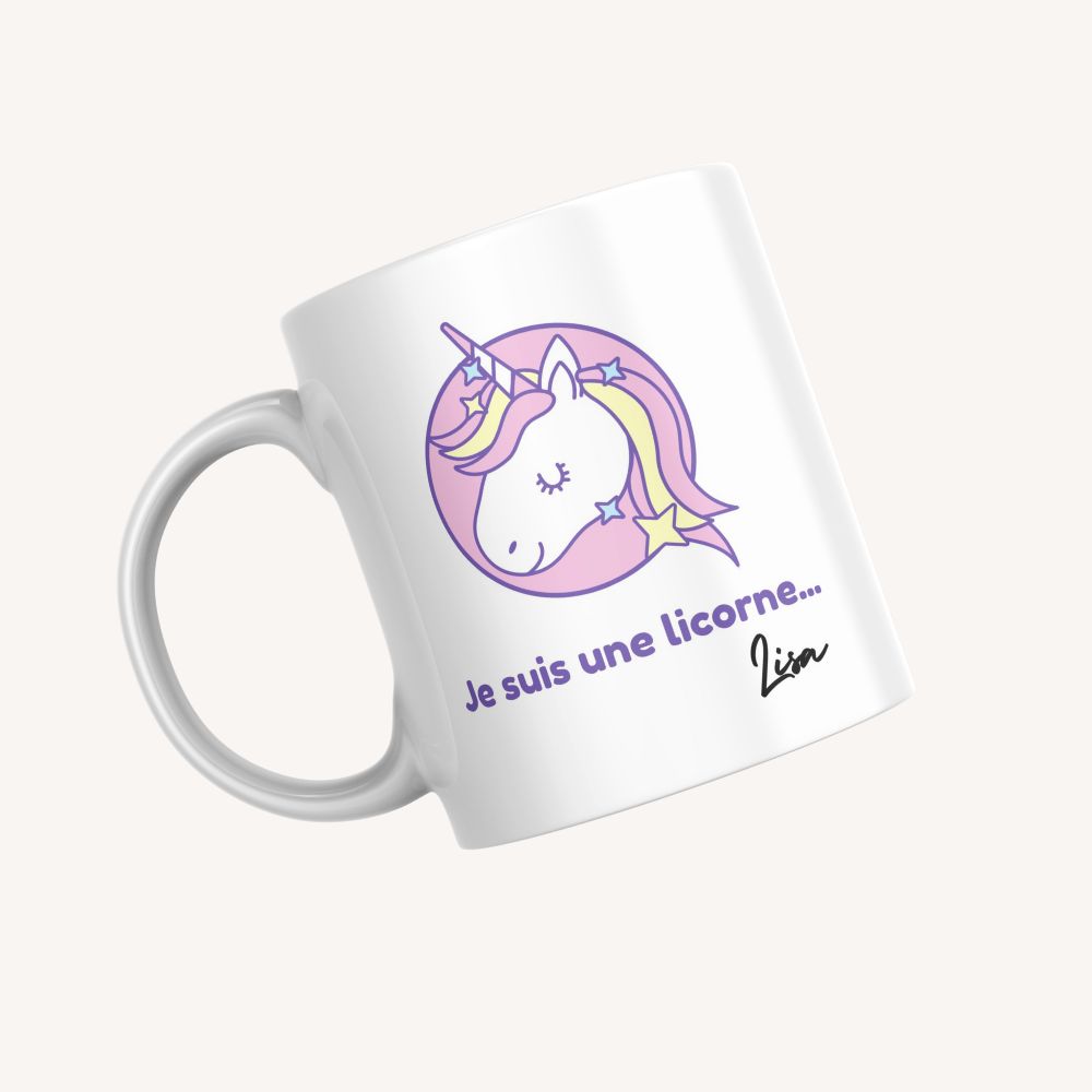 Personalisierte Einhorn-Tasse