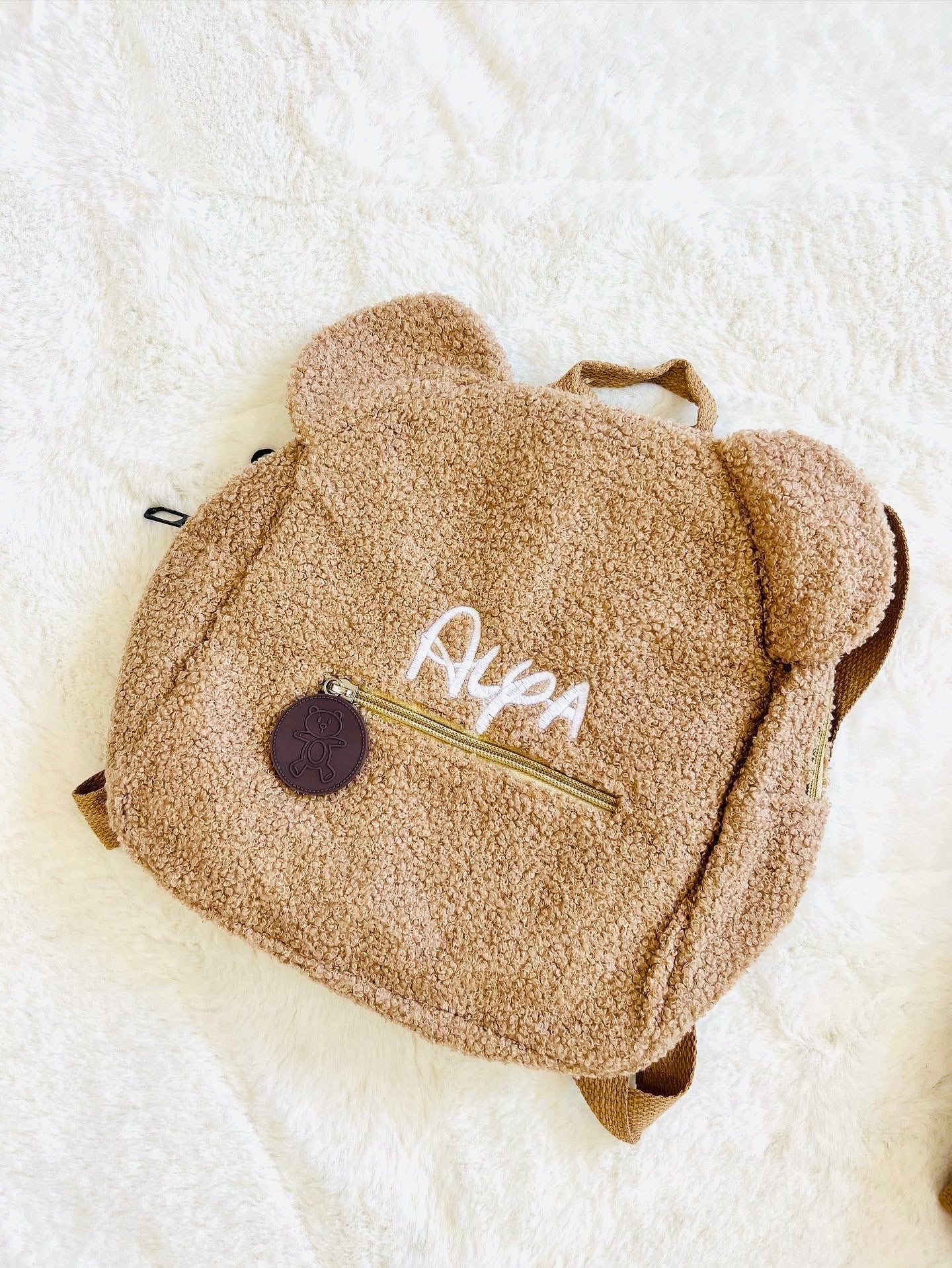 Bestickter Teddy-Rucksack für Kinder
