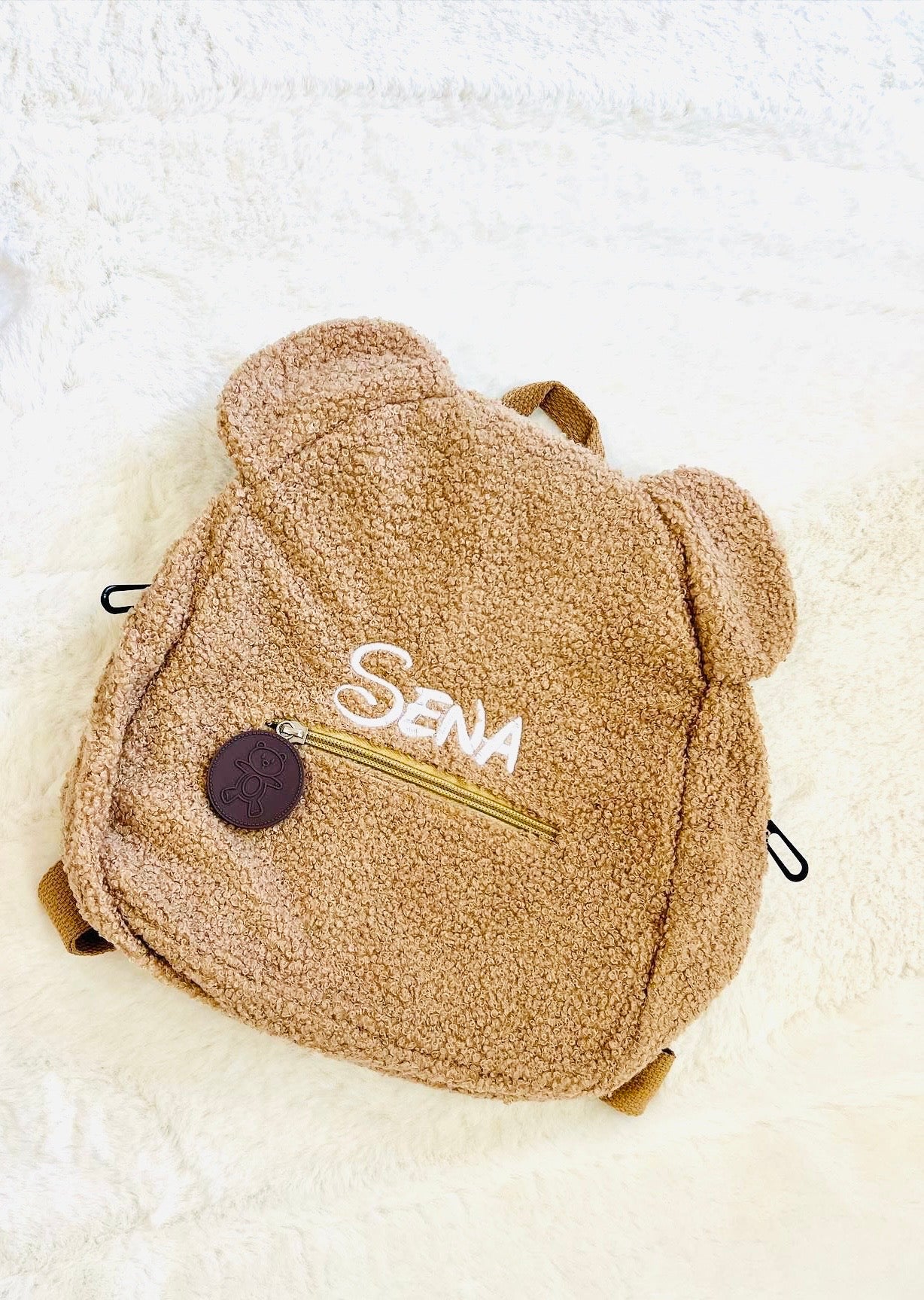 Bestickter Teddy-Rucksack für Kinder