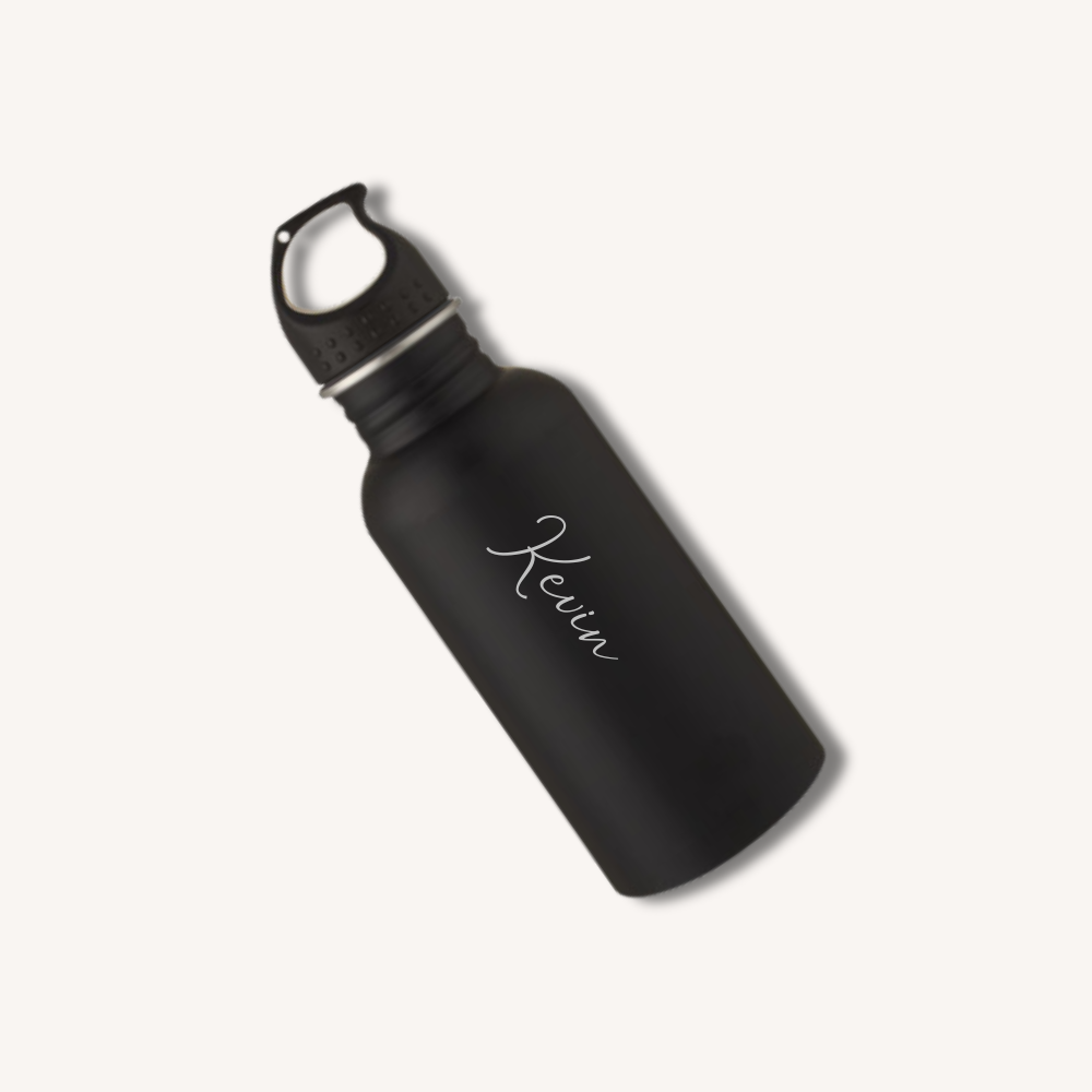 Bouteille d'eau personnalisée - Gravure au laser