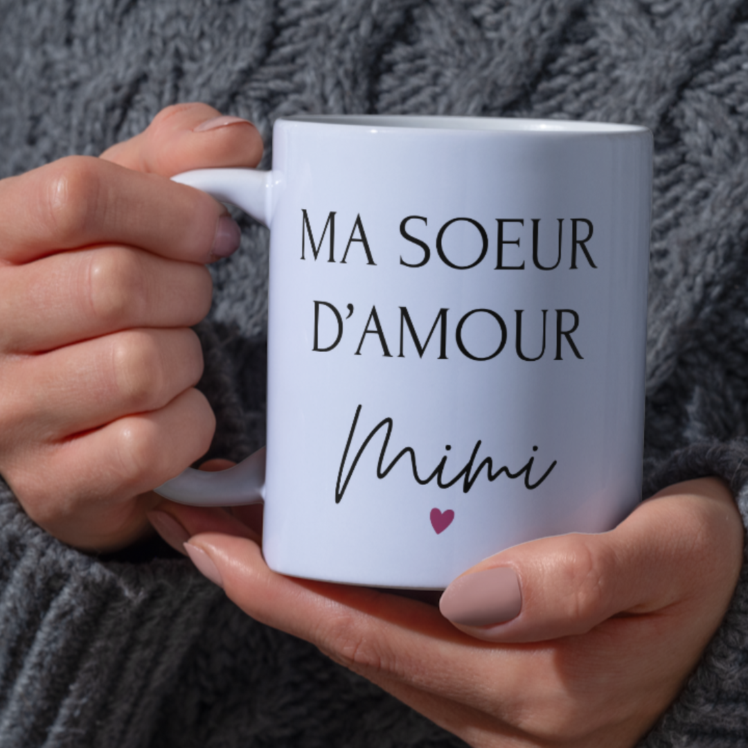 Personalisierte Tasse mit Vornamen