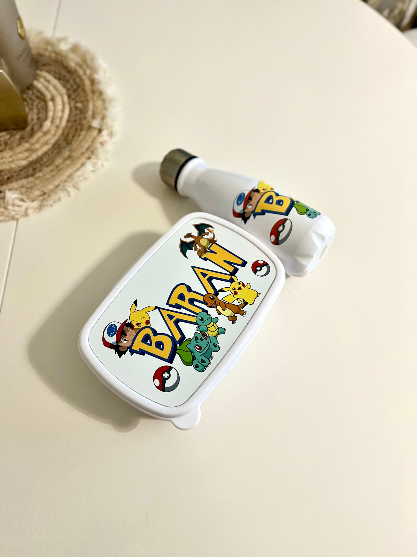 Kit Boite à lunch + bouteille personnalisée