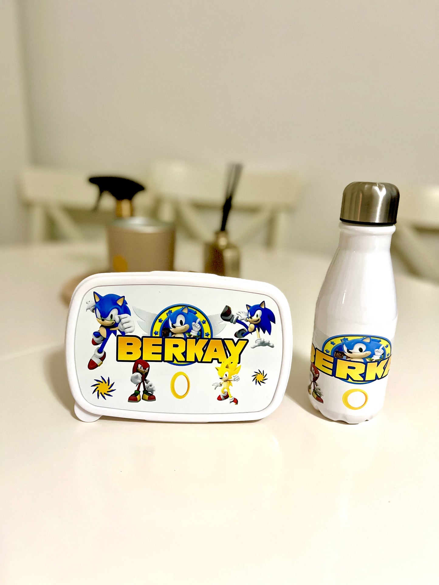Kit Boite à lunch + bouteille personnalisée