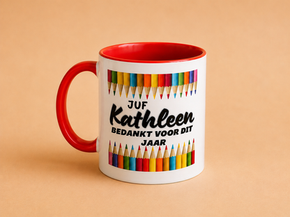 Mug personnalisée Jufs et Meesters