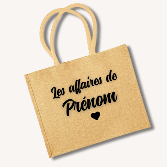 Sac en jute personnalisé 42x33cm