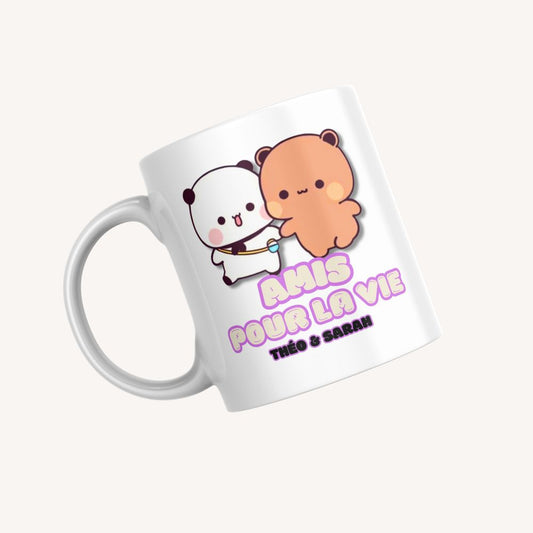 Mug personnalisé Amis pour la vie