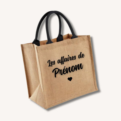 Gepersonaliseerde jute tas 30X30cm 