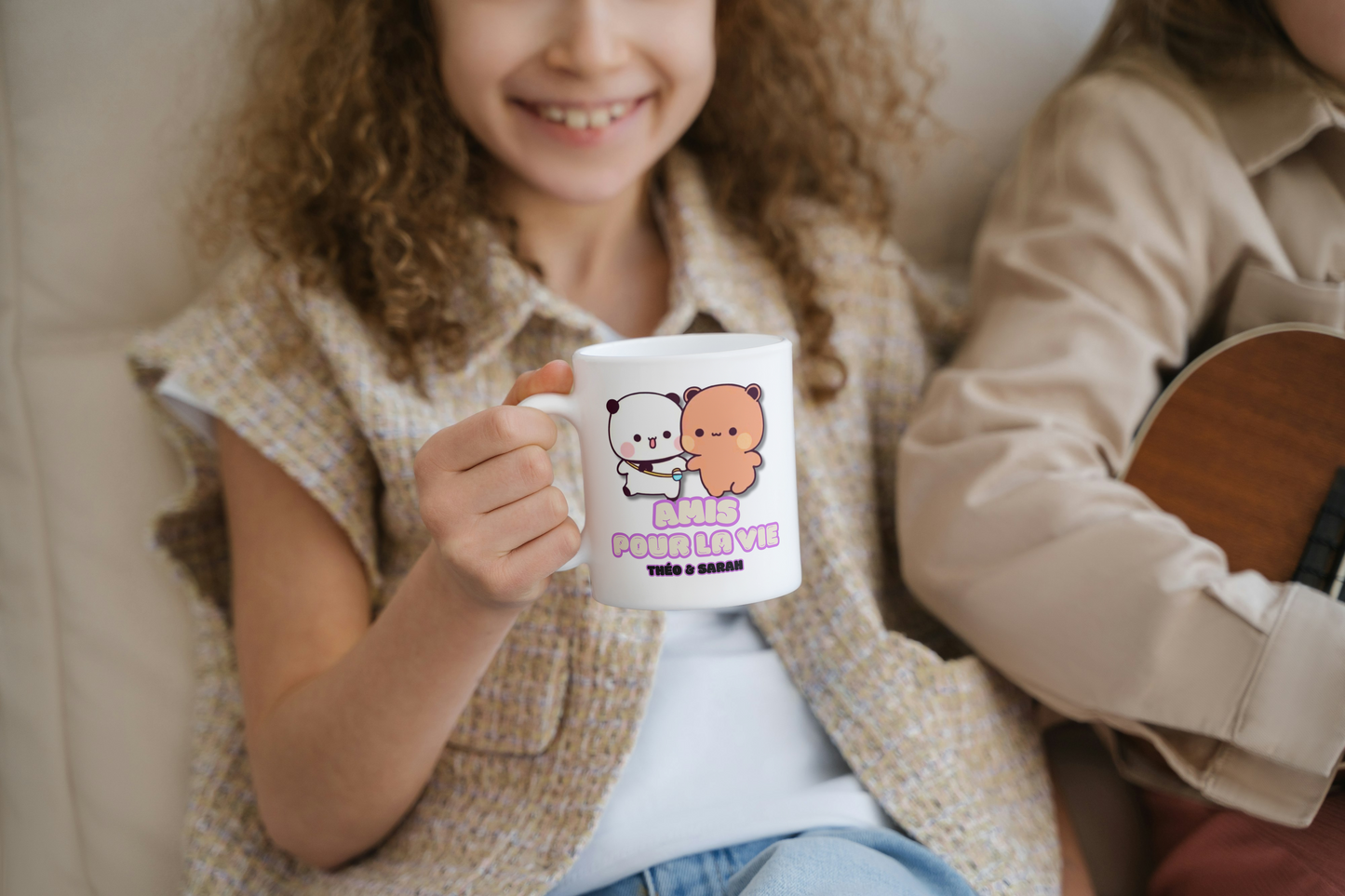 Mug personnalisé Amis pour la vie