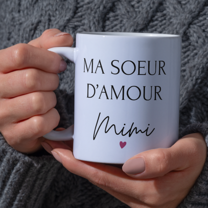 Mug personnalisé prénom